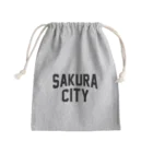 JIMOTO Wear Local Japanの佐倉市 SAKURA CITY Mini Drawstring Bag