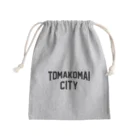 JIMOTOE Wear Local Japanの苫小牧市 TOMAKOMAI CITY Mini Drawstring Bag