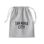 JIMOTO Wear Local Japanの高岡市 TAKAOKA CITY Mini Drawstring Bag