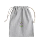 ストライプのBugibugiうさぎ Mini Drawstring Bag