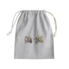 🍀葉っぱちゃんねる🍀の葉っぱ猫の葉っぱまみれ（白） Mini Drawstring Bag