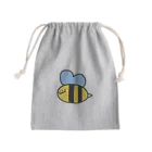 LoveAmooNのへんてこキャラクター はちさんの『びー』🐝💗 Mini Drawstring Bag