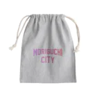 JIMOTOE Wear Local Japanの守口市 MORIGUCHI CITY Mini Drawstring Bag
