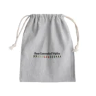 麻雀ロゴTシャツショップ 雀喰 -JUNK-の麻雀の役 Four Concealed Triples -四暗刻- Mini Drawstring Bag