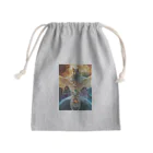 原田いすか‎ฅ( ̳• ·̫ • ̳ฅ)のｵｳﾙﾄﾞｯｸﾞﾈｺｴﾋﾞﾌﾗｲﾗｲｼﾞﾝｸﾞ Mini Drawstring Bag
