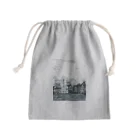 ふわりの絵画のような街（原色） Mini Drawstring Bag