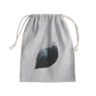 GreenTeaBreakのLeaf duo tone Mini Drawstring Bag