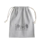 星空の教室　購買部のNo mountain? No life!黒文字 Mini Drawstring Bag