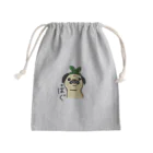 こてんshop.pugの唐草パグちゃん Mini Drawstring Bag