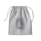 虹色孔雀の魔女。の影の茨のルージュちゃん線画。 Mini Drawstring Bag