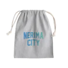 JIMOTO Wear Local Japanの練馬区 NERIMA CITY ロゴブルー Mini Drawstring Bag