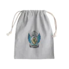 銀ボタンのボタン印 Mini Drawstring Bag