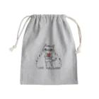 ✴FUKUSHIMAにゃんだべえ店✴のにゃんだべえ_LOVE FUKUSHIMA Mini Drawstring Bag