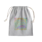 ハッピースマイルのカラフルキャンディードリーム Mini Drawstring Bag