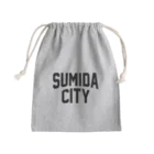 JIMOTO Wear Local Japanの墨田区 SUMIDA CITY ロゴブラック きんちゃく