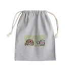 ダイナマイト87ねこ大商会のくじらミルクティーL寸１つ下さいなねこです Mini Drawstring Bag