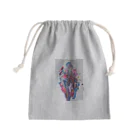 アオムラサキのWing of Hope 002 Mini Drawstring Bag