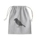 PiZakkuのペンタッチ　鳥 Mini Drawstring Bag