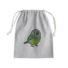 Cody the LovebirdのChubby Bird シモフリインコ Mini Drawstring Bag