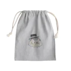 浅山しおん（ハリネズミのソフィー）のオリジナル　ハリネズミのソフィー、ハットをかぶる。 Mini Drawstring Bag