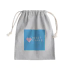 ハート&ハンドのHeart & Hand のスカイブルーのオリジナルアイテム Mini Drawstring Bag