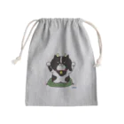 エリアシ刈り上げタイショップの牛柄招き猫 Mini Drawstring Bag