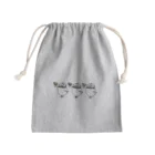 ぐーにゃんのごちそうさがしのやせいのぐーにゃん(道化) Mini Drawstring Bag