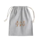 ベースボール一八の野球迷彩柄レッド系 Mini Drawstring Bag