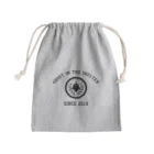 GHOAST IN THE SHELTERのおばけカレッジ 黒 Mini Drawstring Bag