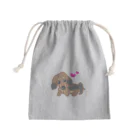 shop  wizのシューデッドクリームワンコ Mini Drawstring Bag