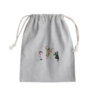 ふぁしるずわーるどの踊る我が家の猫たち Mini Drawstring Bag