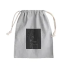 めあのゆるいきりん Mini Drawstring Bag