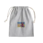 be_smileのフレンチブルドッグイラスト Mini Drawstring Bag