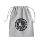 こてつ日誌のお座りシェルティ【ロゴ風】 Mini Drawstring Bag