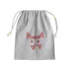 Amoliy のピンク鬼 Mini Drawstring Bag