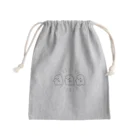 はんぺんのおばけちゃんさん にん？ Mini Drawstring Bag