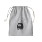 NORA-SAUNAの【絵柄大きめ背景抜け】NORA-SAUNA Mini Drawstring Bag