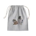 ボーイ君のお散歩のボーイ君〜福丸さん Mini Drawstring Bag