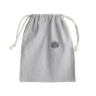 puikkoの家紋　真向き兎（ワンポイント　グレー） Mini Drawstring Bag