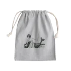 Snow Tailの花魁人魚 Mini Drawstring Bag