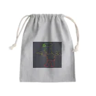 ぴょんテクショップのネオンまさみポリス Mini Drawstring Bag