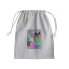 LalaHangeulのにゃんですか？ Mini Drawstring Bag