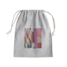 ganmenmamedaifukuのカラフル Mini Drawstring Bag