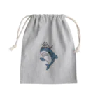 サメ わりとおもいのネコをかぶるサメ Mini Drawstring Bag