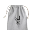 Riotoのねこけつ（ぶち猫） Mini Drawstring Bag