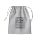 アトリエヱキパの無言～mugon～1 Mini Drawstring Bag