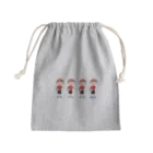 cumincuminのサッカーボールと少年　4人（カラー） Mini Drawstring Bag