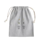 L_arctoaのカマキリの昼と夜の複眼（絵文字、背景透過ver） Mini Drawstring Bag