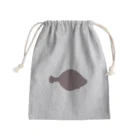 いくら丼のカレイ　シルエット Mini Drawstring Bag