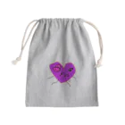 HRTのいつもイチゴたべてるハート Mini Drawstring Bag